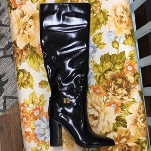 Black Knee-High Women's Boots